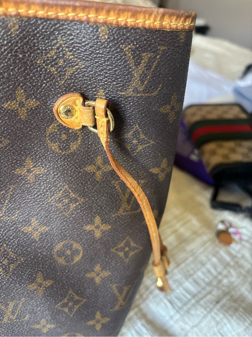 💯 Authentic Louis Vuitton Monogram Neverfull - Picture 2 of 9